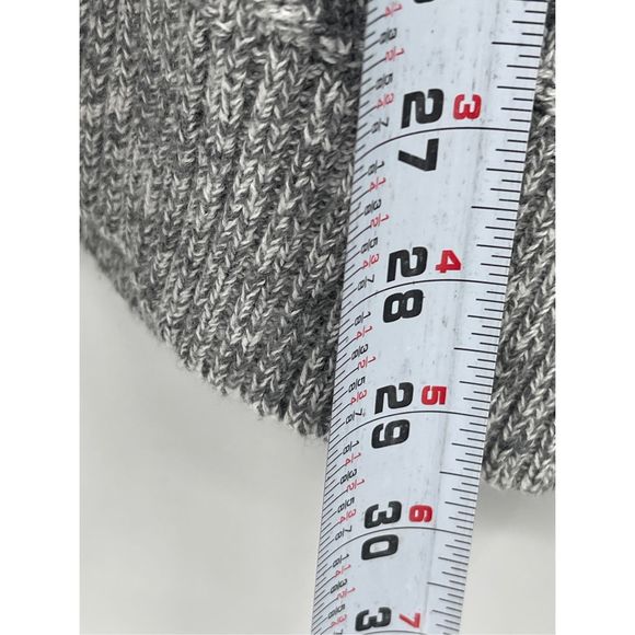 Banana Republic Cardigan Sweater Men Large Gray Button Down Mock‎ Neck Knit - Picture 4 of 13